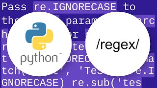 Case insensitive regular expression without re.compile?