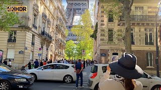 Strolling Tour Eiffel - Paris Walk Eiffel Tower - France 4k 2022