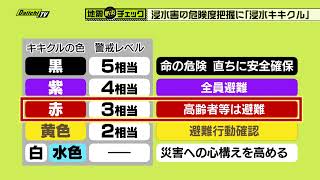 【浸水キキクル】浸水害の危険度把握には浸水キキクル【地震・防災チェック】