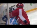 best sled hockey hits at the 2014 paralympics