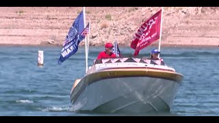 Trump boat parade at Lake Mead