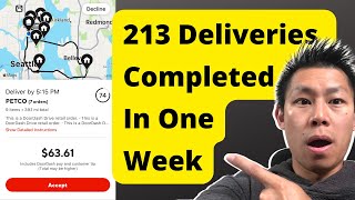 84 Hours of Doordash In 1 Week || Must See Top Dasher Results
