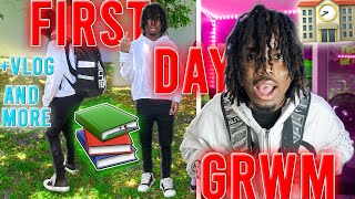 *BEST* FIRST DAY OF SCHOOL GRWM + VLOG | BACK TO SCHOOL GRWM VLOG