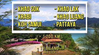 Unterwegs im Süden Thailand's - 2024 März