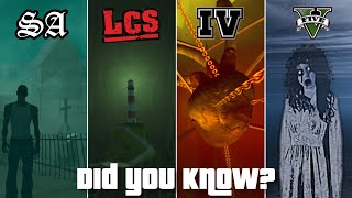 Evolution of Scary Easter Eggs in GTA Games (GTA 3→GTA 5)
