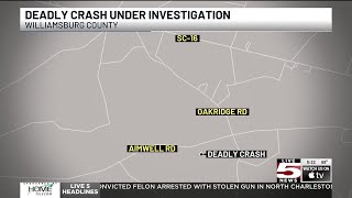 VIDEO: SC Highway Patrol investigating fatal crash in Williamsburg County, 1 dead