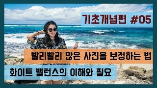 화이트밸런스는 어떤 기능이고 왜 필요한가? [빨리빨리보정법-기초개념05]