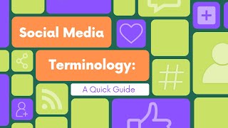 Social Media Terminology: A Quick Guide | Technology Education