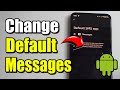 How to Change Default Messaging APP or Google Messages on Android Phone (Best Method)