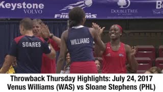 Mylan WTT TBT: Venus Williams vs Sloane Stephens