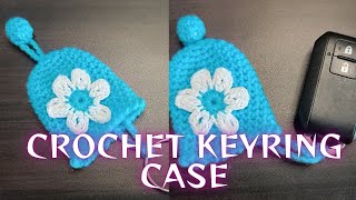 Super Easy Crochet Keyring Case|Crochet Keyring Case For Beginners| #crochetmitra#crochetkeyringcase