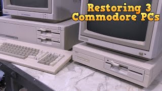 Restoring three Commodore PC-compatibles