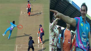 With An Extraordinary Catch Shabir Takes Shringarpore's Wicket Down