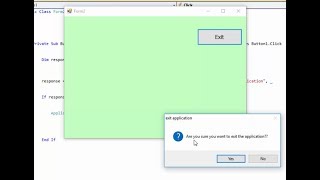 Visual Basic.net: How to exit Message Application