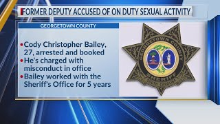 Former Georgetown County deputy accused of engaging in sexual activity in patrol car while on duty