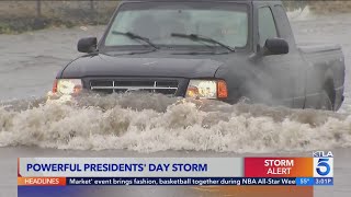 Severe storms wallop metro Los Angeles - Monday 3 p.m. team coverage