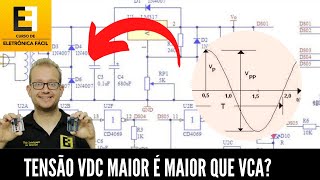 Está Saindo Mais Tensão do que está Entrando? O que é o Valor RMS de tensão? Eletrônica Fácil