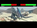 zilla vs orga fight with healthbars project kaiju 4k