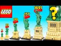 LEGO Statue of Liberty in Different Scales - Comparison