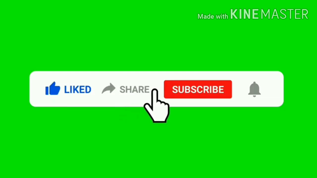 Like Share Subscribe Button Animation Youtube