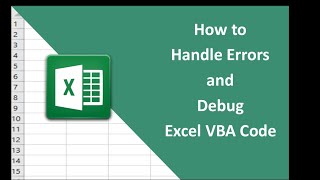#12 How to Handle Errors and Debug Excel VBA Code
