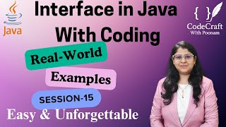 Java Interface Explained with Real-Life Example | CodeCraft with Poonam