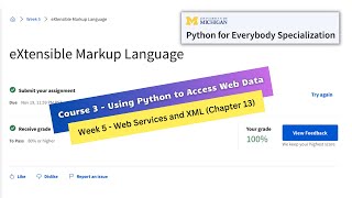 using python to access web data week 5 assignment || Python for Everybody Specialization