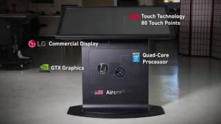 Inside the Ideum 49” Ultra HD Multitouch Drafting Table Table