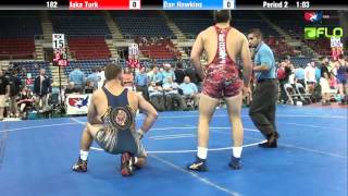 Junior 182 - Jake Turk (Illinois) vs. Dan Hawkins (Maryland)