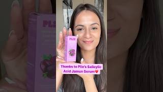 Struggling with acne?Try Plix Jamun Active Acne Serum🤭 #acne #skincare #relatable #shorts #plixlife