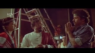 ನನಿಗೆ ಕೈ ಕೊಟ್ ಅಭ್ಯಾಸ ಇಲ್ಲ… ನಮಸ್ಕಾರ | Bannada Gejje Kannada Movie Scene | Ravichandran | Amala