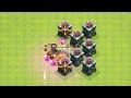 Every Level Heroes & Pets VS Every Level Archer Tower Formation  Clash of Clans