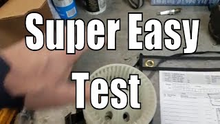 How to Easily get your Cars Blower Motor Working Again "No Tools Needed"