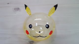 실리콘 테이프로 피카츄 풍선 만들기 nano tape water balloon Pikachu