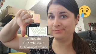 WiBargain Unboxing & Review Video #1 - HBA Wholesale Box - Diva Jefferson