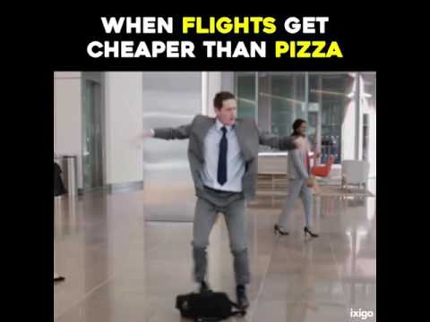 Tarifas de avión más baratas que la pizza.