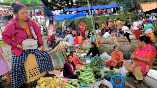 Weekly Village Market in the East Nepal | video - 106 | Daily Mountain Village Life | BijayaLimbu