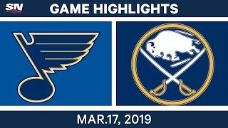 NHL Highlights | Blues vs Sabres – Mar 17, 2019