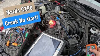 2025 Mazda CX90 - Crank No Start! Diag & Fix!