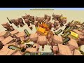 Barako The Sun Chief vs All Minecraft Mobs x100 - Barako (Mowzie's Mobs) vs All Mobs Army