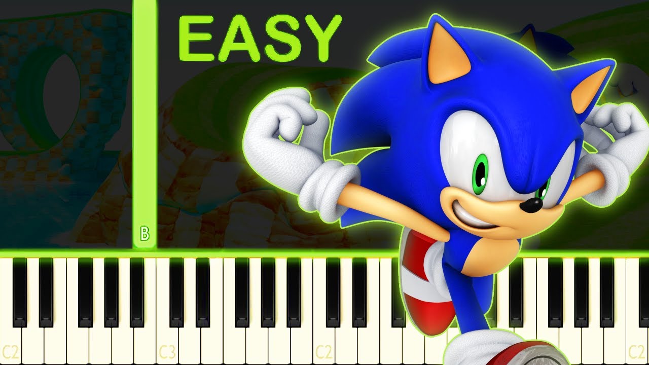 Sonic Dash Easy Piano Tutorial Youtube