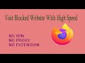 Unblock Website on Firefox