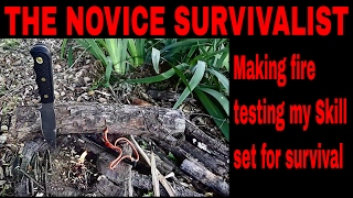 NS Making Fire - Testing my survival pack setup