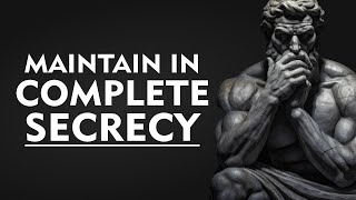 NEVER discuss these 11 SUBJECTS and be like a STOIC | Stoicism