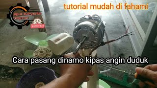 cara pasang dinamo kipas angin tutorial complete