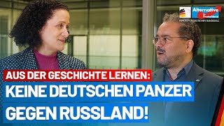 Keine Panzer nach Russland! Nicole Höchst & Prof. Dr. Harald Weyel - AfD-Fraktion im Bundestag