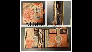 ALBUM 15X15 FLORAL #scrapbooking #diy