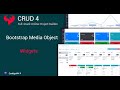 BOOTSTRAP MEDIA OBJECT - CRUD4 Widger