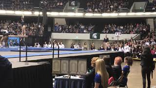 Kendal Poston 2019 Vault Exhibition at Collegiate Challenge 9.850