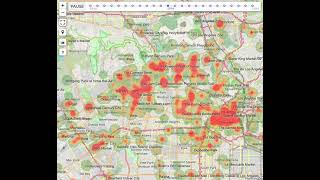 BestTime.app Radar Heatmap foot-traffic animation